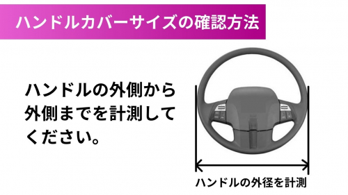 ハンドルカバーサイズ計測方法