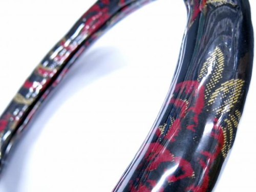 極太ハンドルカバー 華恋(かれん) レッド