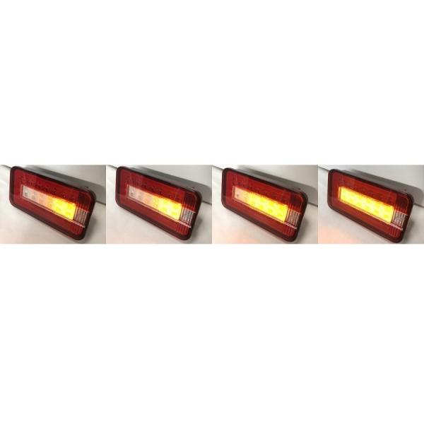 LEDテールランプ 軽トラ用 ストリームモデル レッド クリア SCRC-S2