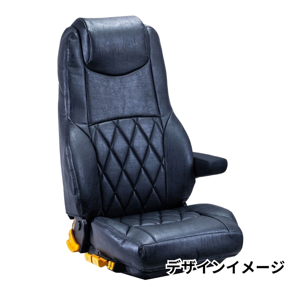 クラシックダイヤシートカバー 運転席のみ ブラック 三菱ふそう17