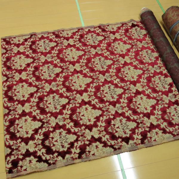 金華山生地 オスカー レッド 生地 m単位切売り(のり無) / トラック用品