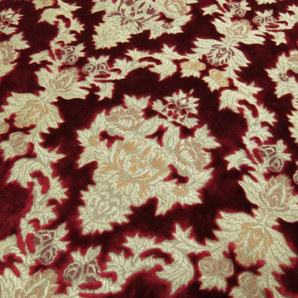 金華山生地 オスカー レッド 生地 m単位切売り(のり無) / トラック用品