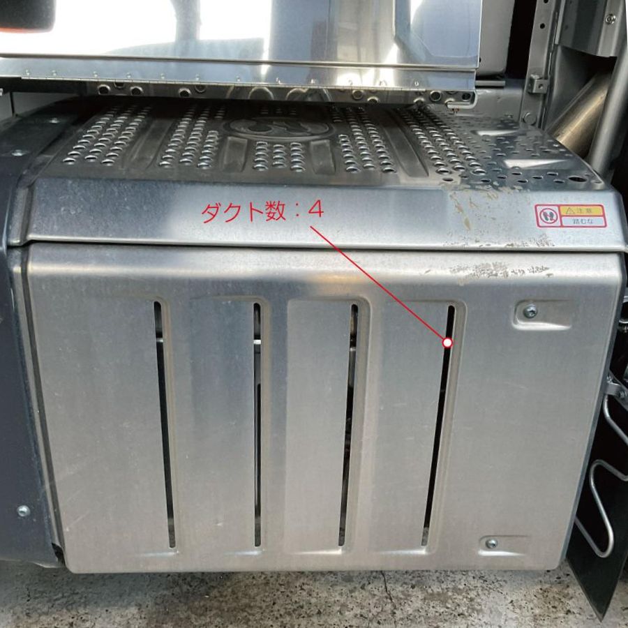 メッキマフラーカバー 三菱ふそう大型 23スーパーグレート17スーパー