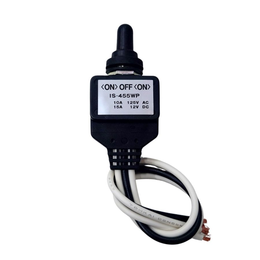 IS-455WP 防水スイッチ自動戻りタイプ(ON-OFF-ON) 12V24V共用 6143115