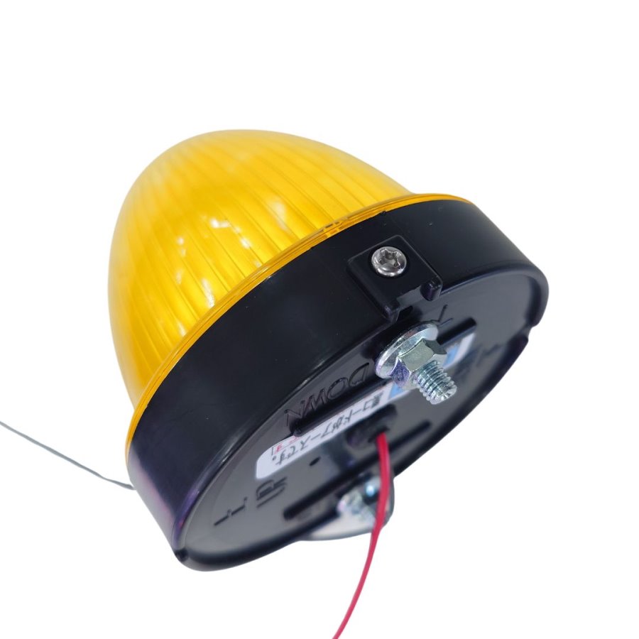 LEDアクリルマーカーランプ輝ら イエロー 黒ベース(環境対策適合品) SM