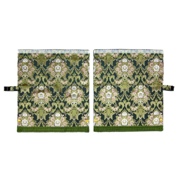 金華山 花かご 四角型サイドカーテン ヨコ100cmタテ75cm / トラック