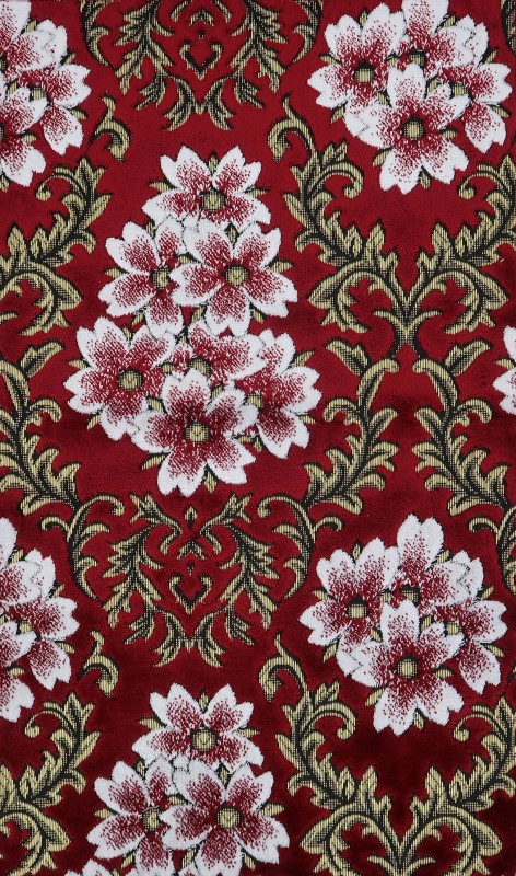 金華山生地 みやび桜 レッド 生地 m単位切売り(のり無) / トラック用品