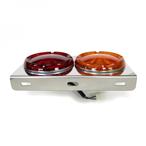 AS 丸型テールランプ2連 左右セット / トラック用品貨物堂ネットストア