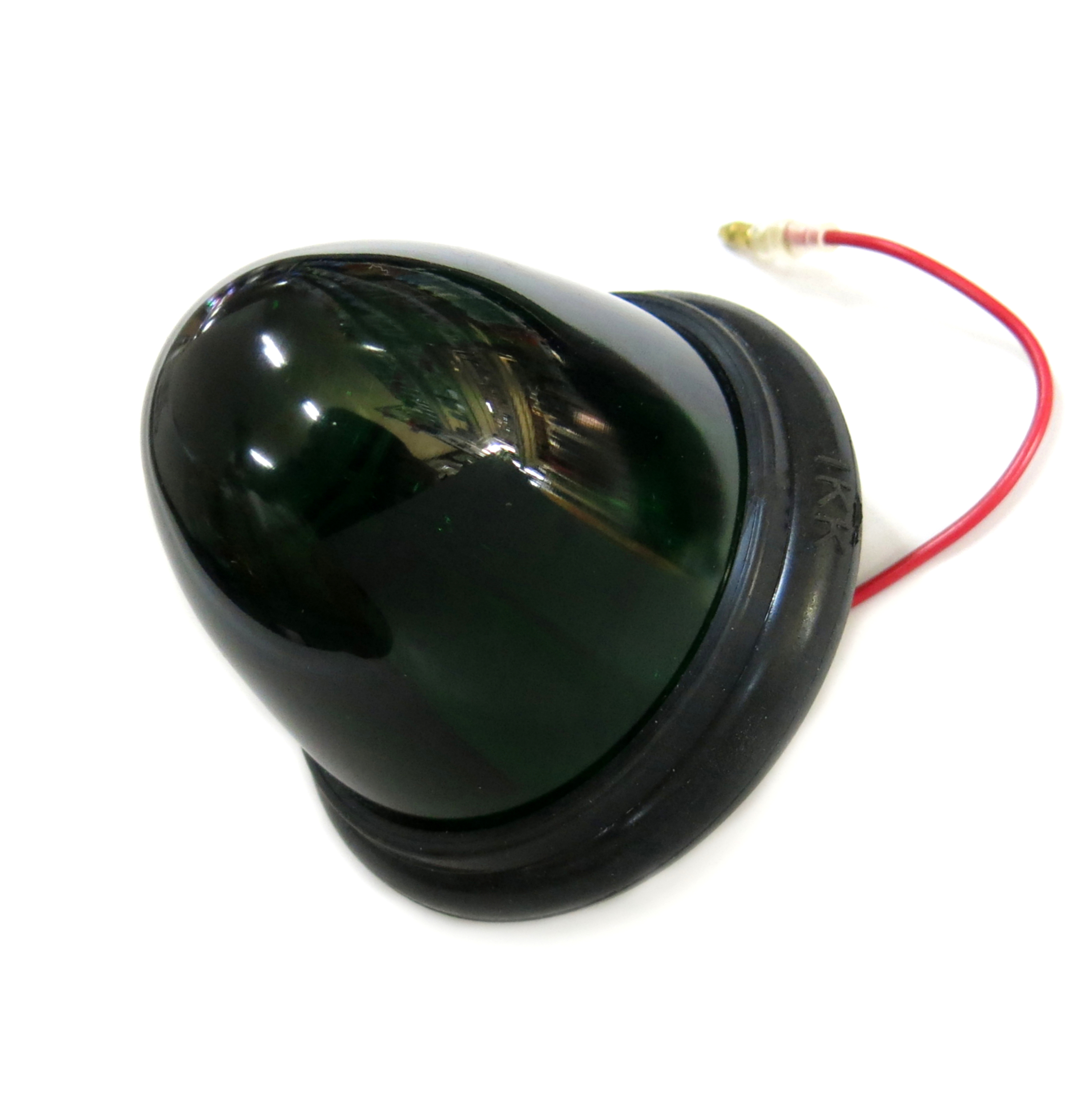 IKK防水ゴムバスマーカーランプ グリーン(電球付) 日本ボデーパーツ