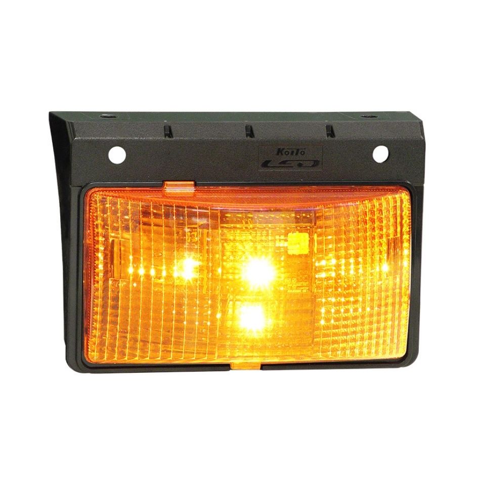 LED中間サイドターンシグナルランプ三菱ふそう用アンバーレンズ