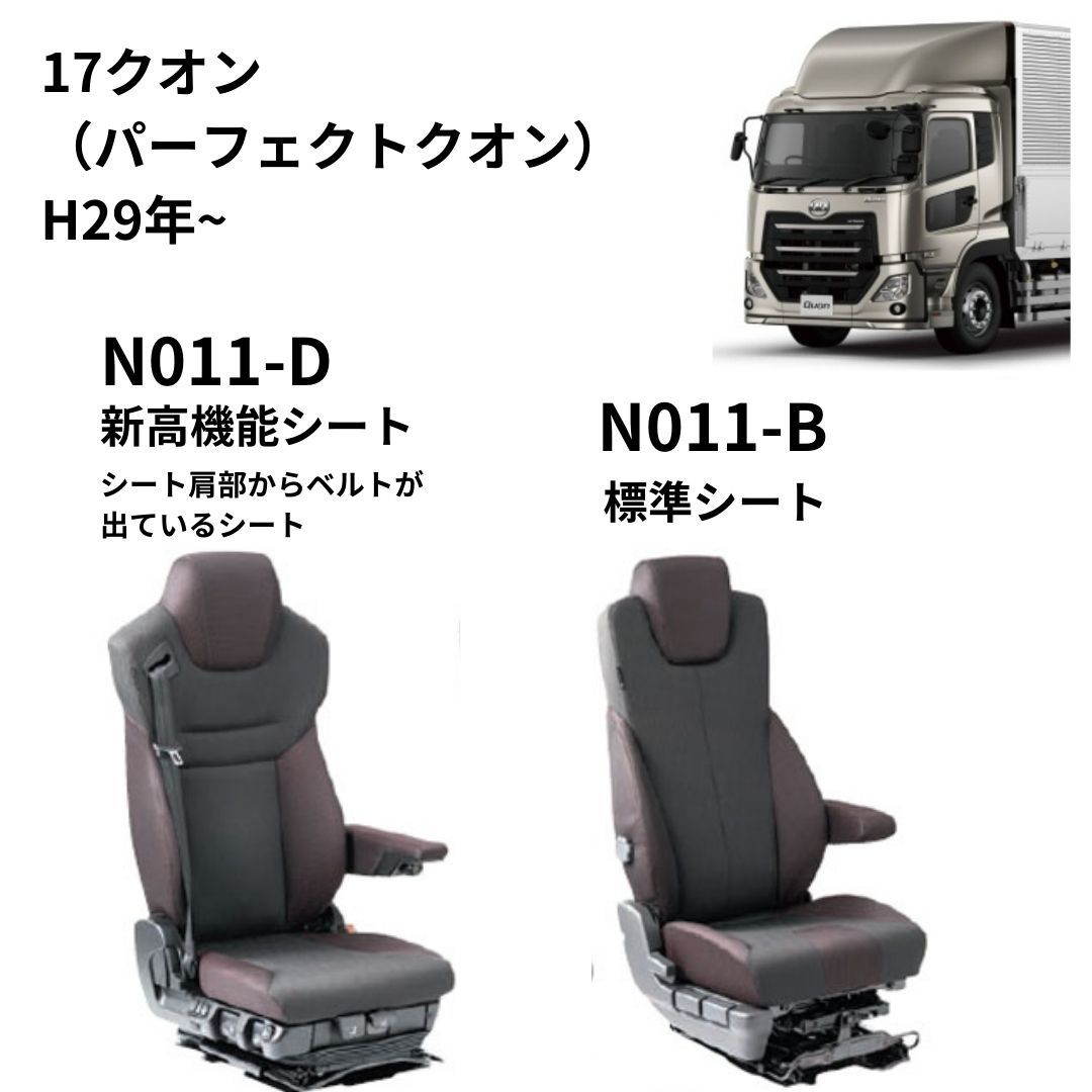 クラシックダイヤシートカバー (運転席用) ブラック 17クオン（新高