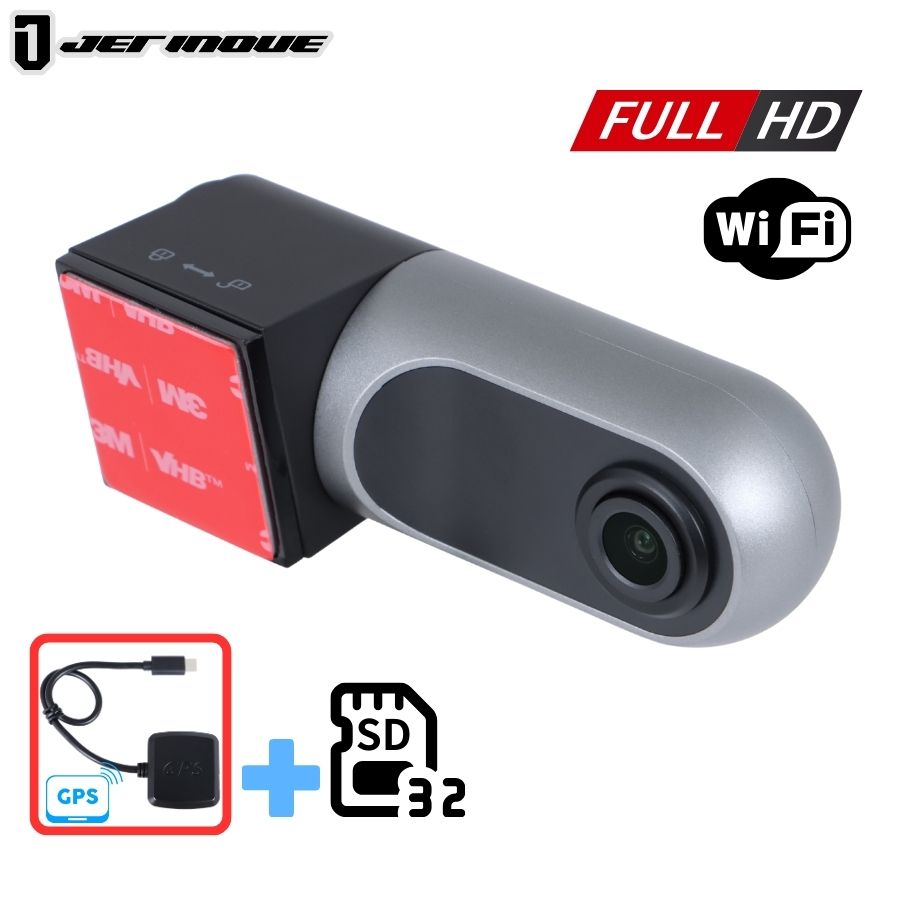 ドライブレコーダー フルHD/WiFi GPSアンテナセット MicroSDカード32G