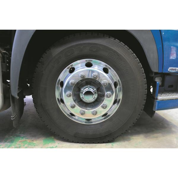フロントハブキャップ日野大型用メッキボルト付 ジェットイノウエ