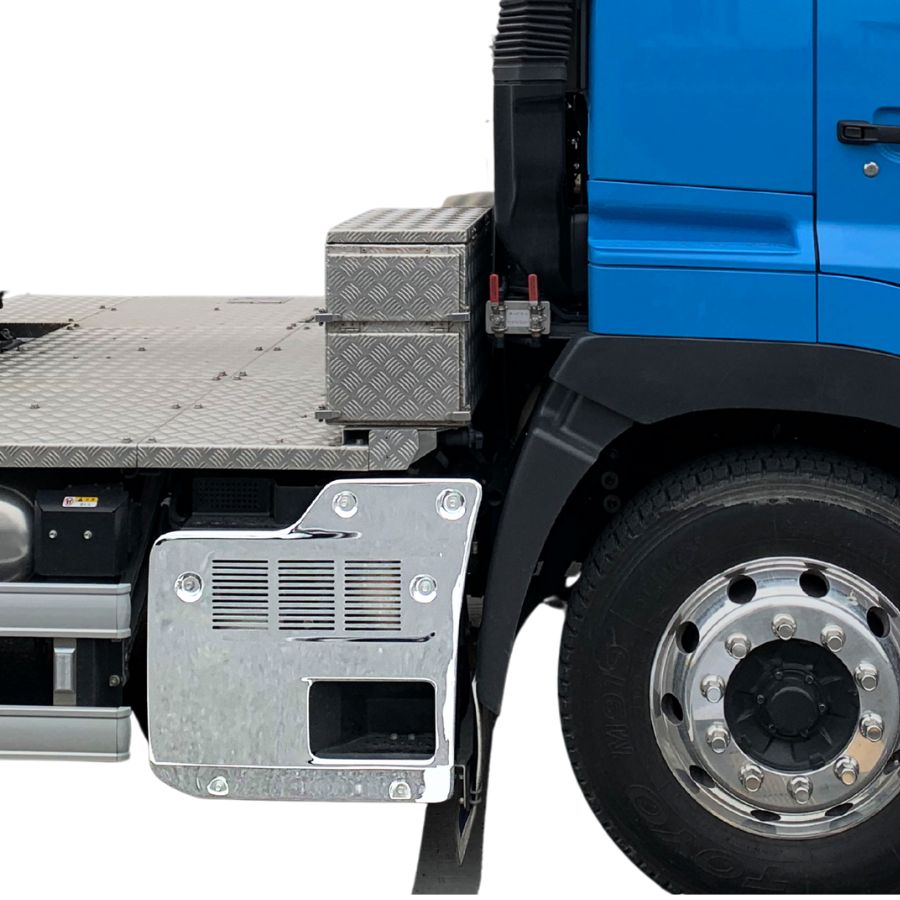 メッキマフラーカバー 17プロフィア トレーラー車用 ジェットイノウエ