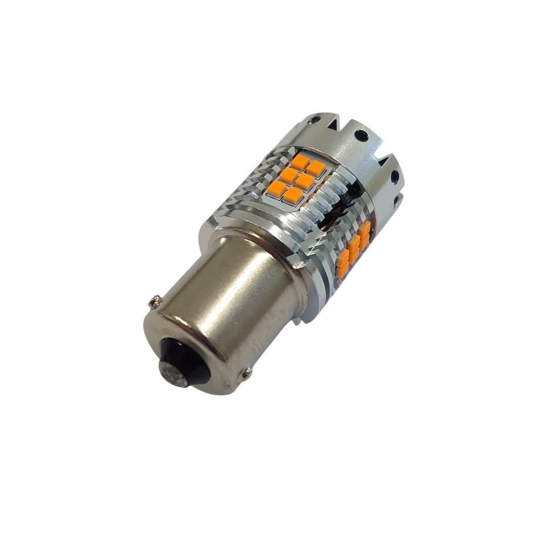 JB激光LEDウインカーバルブ アンバー ピン角度150 12/24V 2個入 LSL