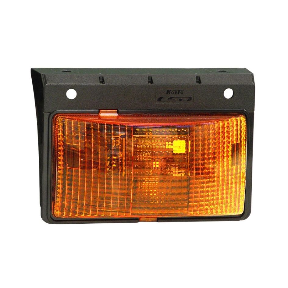 LEDサイドターンランプ 小糸製作所　2個セット LED中間サイドターンシグナルランプUDトラックス用アンバーレンズ